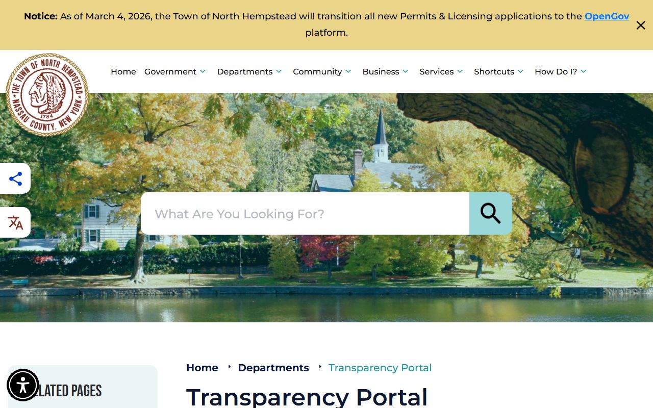 North Hempstead Transparency Portal