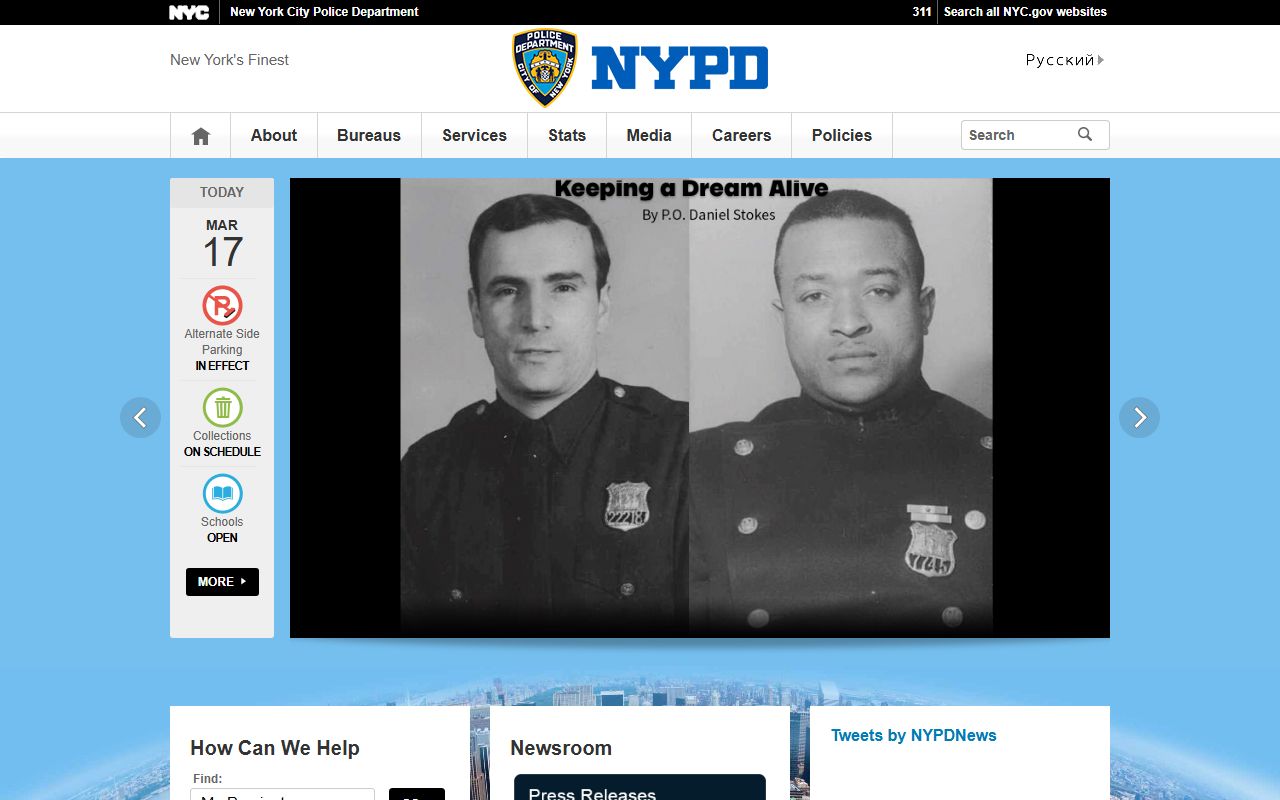 NYPD official website