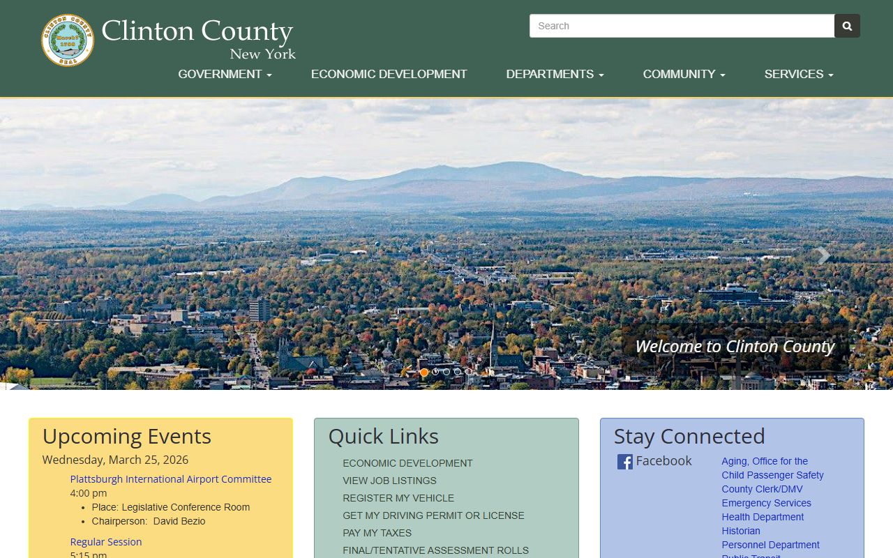 Clinton County official website