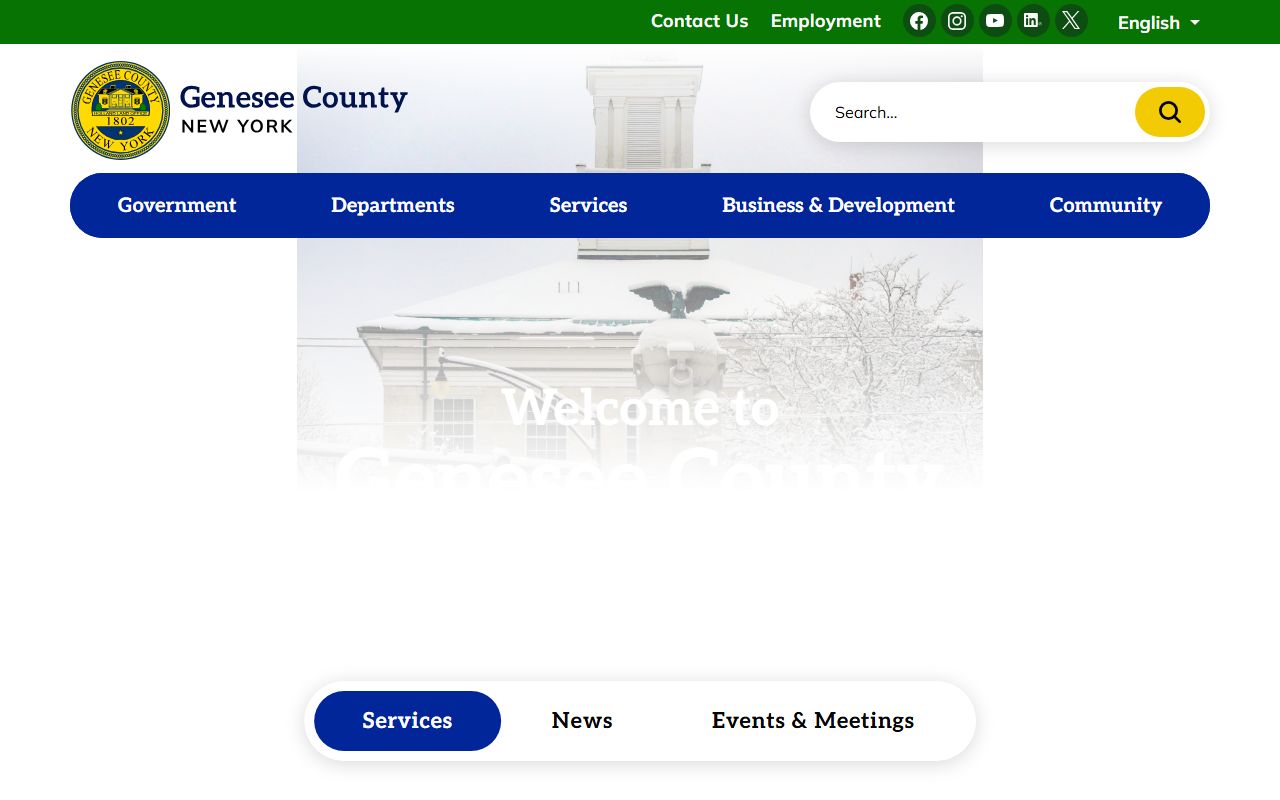Genesee County official website