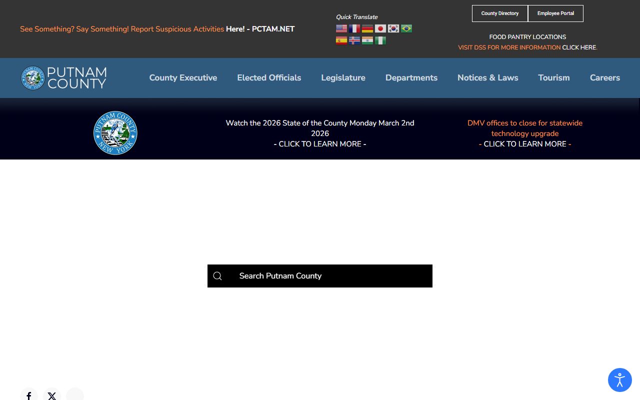 Putnam County official website
