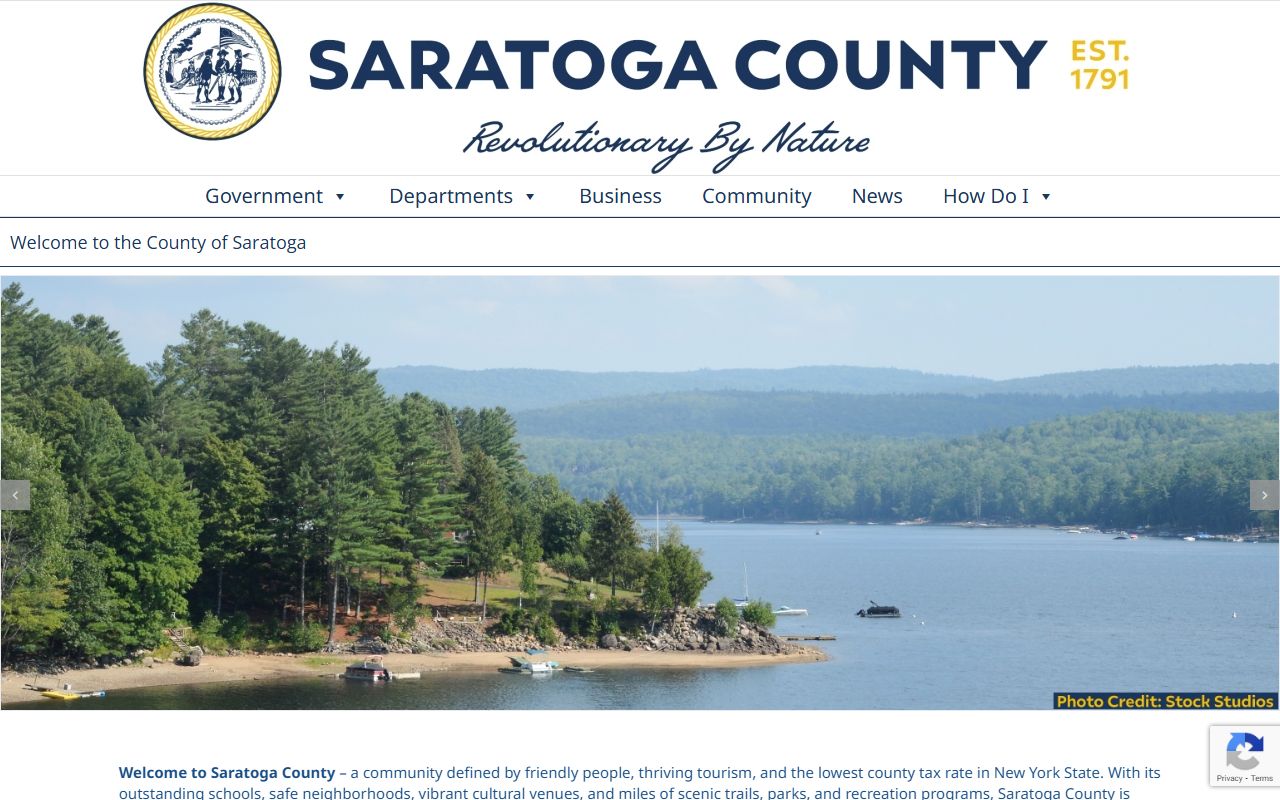 Saratoga County official website