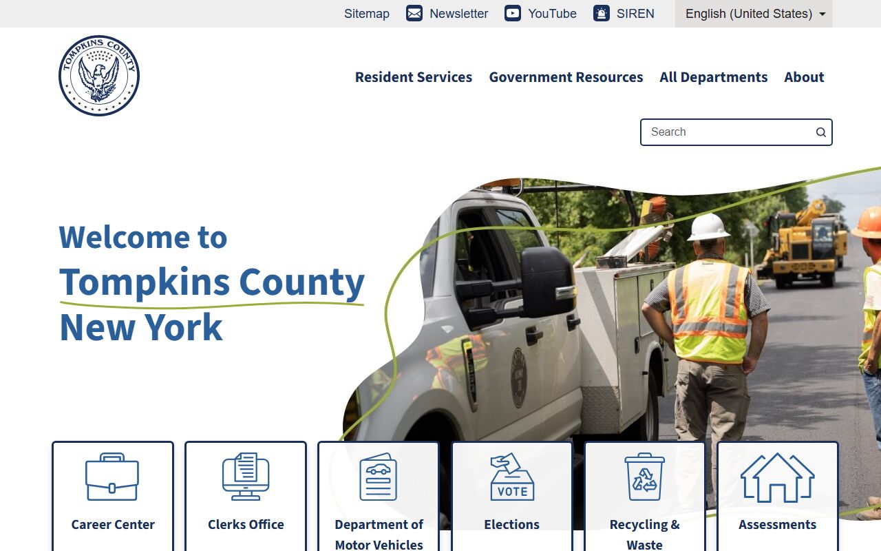 Tompkins County official website