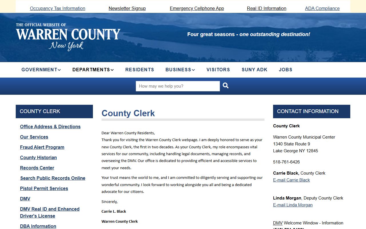 Warren County Clerk