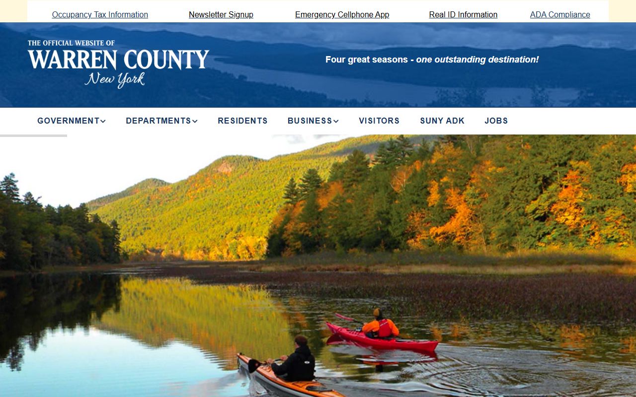 Warren County official website