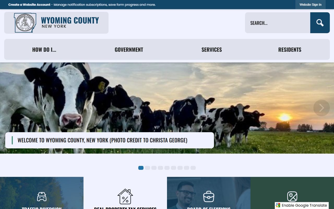 Wyoming County official website