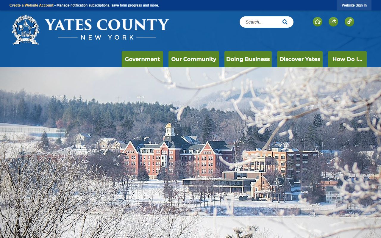 Yates County official website